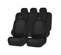 Car Seat Covers For Citroen Ami 2020-2026, Full Front and Rear Split Bench Protector Breathable Interior Accessories,A/Black