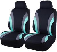 Car Seat Covers for Citroen Hatchback AMI/C-Zero /C1 /C2 /C3 /C4 /DS3 /DS4 /DS5, Car Seat Covers Front Pair Nonslip Interior Accessories Comfortable and Breathable,A Green