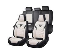 Car Seat Covers For Dacia Duster Jogger Logan, Leather Car Seat Cushion Cover Front Rear Protectors Non-Slip Interior Accessories,A/Black-White
