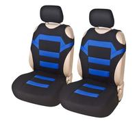 Car Seat Covers for Dacia Sandero Stepway 5 Places Duster 2000-2026, Front Seats Universal, Cover Set for Driver and Passenger Seats Full Set for Car Truck SUV Van Seat Covers,C/Blue