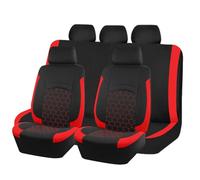 Car Seat Covers for Dodge Magnum 2005-2020 2021 2022 2023 2024, Front Rear Seat Cushion Protectors Breathable Non-Slip Vehicle Interior Covers Universal,A/Red-Full Set