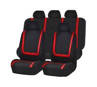 Car Seat Covers, for Fiat 500/500C/500E/Abarth 500 2007-2022 Front Seat Covers with Matching Back Seats Cover for Auto, Car Seat Protectors with Split Bench Design,D
