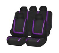 Car Seat Covers, for Fiat Bravo 2008-2012 Front Seat Covers with Matching Back Seats Cover for Auto, Car Seat Protectors with Split Bench Design,C