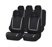 Car Seat Covers, for Fiat Panda 312 319 2012-2022 2023 Front Seat Covers with Matching Back Seats Cover for Auto, Car Seat Protectors with Split Bench Design,E