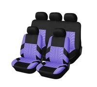 Car Seat Covers, for Fiat Tipo 2017-2021 Front Seat Covers with Matching Back Seats Cover for Auto, Car Seat Protectors with Split Bench Design,E