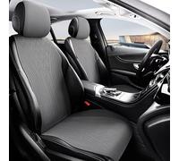 Car Seat Covers for Ford Ecosport 2013-2017, Suede Saddle Seat Cushion Cover 5 Seats car seat protector Breathable Comfortable All Season General,B/Dark Gray