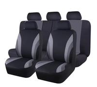 Car Seat Covers for Ford Fiesta 2009-2016, Breathable Wear Resistant Non-Slip Universal All Weather Seat Cover Protector,A/Grey