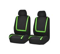 Car Seat Covers for Ford Focus Mondeo mk3 mk4 Ranger C-MAX Fusion, Comfortable Car Front Seat Covers Front Seat and Headrest Covers Side Airbag Compatible Seat Accessories,E/Green
