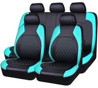 Car Seat Covers for Ford Mustang Coupe Cabriolet/Mustang GT/Mustang Mach-E, Front Rear Car Seat Protector Breathable PU Leather Seat Cushion Covers Interior Accessories,Green