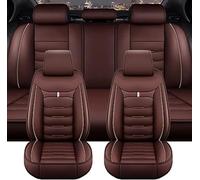 Car Seat Covers-For Ford Puma Gen-E (2024-) Waterproof PU Leather Seat Covers Airbag Compatible Auto Parts Car Seat Protector Car Seat Cushions,Brown