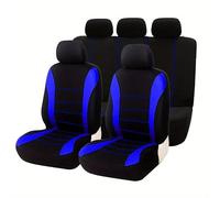 Car Seat Covers for Ford Puma ST-Line X 2020-2024 2025 2026,Complete Set | Stretch Fabric Cloth Front Rear Rows Interior Season Seaparate Headrest All Water Proof Breathable Accessorie Edge Fully