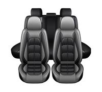 Car Seat Covers for Honda Jazz (2008-2025),Front Rear Full Set Seat Protectors, 5 Seater Waterproof Front & Rear Seat,Gray