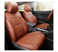 Car Seat Covers For Hyundai For Venue For Sonata For Genesis Car Seat Covers Leather Interior Accessories Seat Cushions(Orange)