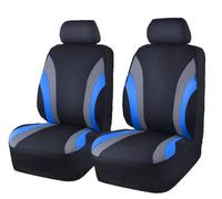 Car Seat Covers for Hyundai i10/ i10 N-Line/ i20 / i20 N / i20 Coupe, Universal Front Protectors Set Breathable Comfortable Decorative Seat Accessories,C Blue