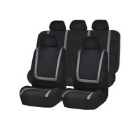 Car Seat Covers For Jeep Compass II MP 4XE Hybrid Facelift 2017-2026, Full Front and Rear Split Bench Protector Breathable Interior Accessories, E/Gris