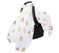 Car Seat Covers for Kids - Cotton Muslin Car Seat Cover, Light Weight Stroller Sun Shades, Protective and Comfortable Car Virtual Seat Covers for Child Seats