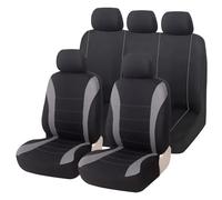 Car Seat Covers For Lada For Priora For Logan Car Seat Covers Full Set Universal Breathable Fabric Interior Accessories For Trucks And SUV Car Seat Protector(Gray)