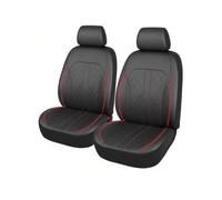Car Seat Covers for Land Rover Discovery 3 4 5 (2004-2026), Leather Front Seat Covers, Waterproof and Breathable Protective Covers,Red