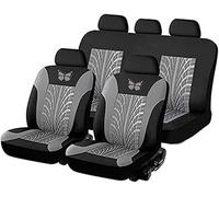 Car Seat Covers for Lexus UX | 9 Piece Set, Full Set 5 Seater Breathable Stretch Fabric Seat Protectors, Waterproof Non-Slip Front and Rear Seats