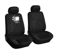 Car Seat Covers for Lotus Europa, Front Seat and Headrest Covers, Comfortable and Breathable Front Protectors Car Seat Accessories,2 Seats-Black