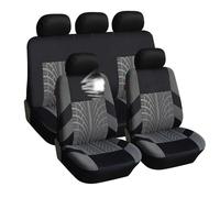 Car Seat Covers for Lotus Europa, Front Seat and Headrest Covers, Comfortable and Breathable Front Protectors Car Seat Accessories,5 Seats-Grey