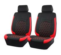 Car Seat Covers for Mercedes Benz A Class 1997-2021 2022 2023 2024 2025 2026, Front Rear Seat Cushion Protectors Breathable Non-Slip Vehicle Interior Covers Universal,A/Red-2 Front