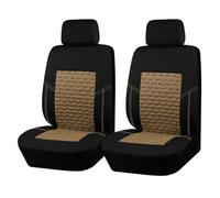 Car Seat Covers For Mk6 Transit For Transit For Fiat For Ducato For Citroen For Relay 2+1 Universal 4mm Sponge Seat Covers For Most Van Truck Car Seat Protector(2 Beige)