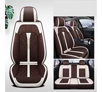 Car Seat Covers For Nissan For Qashqai For Primera P12 For Tiida For Almera For Classic For Patrol For Pathfinder R51 For X Trail T31 For Kicks For March Seat Protector(Beige+Coffee,Standard)