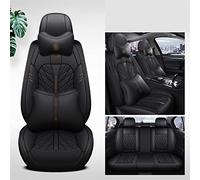Car Seat Covers For Nissan For Qashqai For Primera P12 For Tiida For Almera For Classic For Patrol For Pathfinder R51 For X Trail T31 For Kicks For March Seat Protector(Black,Deluxe)
