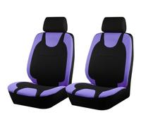 Car Seat Covers for Opel Mokka B/GS Line+/ Ultimate 2021 2022 2023 2024, Universal Front Protectors Set Breathable Comfortable Decorative Seat Accessories,B Purple