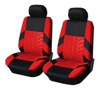 Car Seat Covers For Peugeot 208 II/Allure Auto Ecole/Roadtrip/208 GT 2019-2023 2024, Two Seats Fit Full Set Car Seat Cushion Protectors, Breathable Non Slip Car Seat Accessories (2PCS),Red
