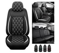 Car Seat Covers for Peugeot 308 308 II (T9) 2013-2021 Notched under the cockpit,Waterproof Car Seat Cushion Breathable Wear-resistant Cushion All-inclusive,A/Full Set-A/black white