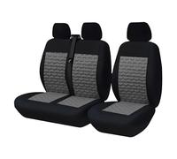 Car Seat Covers For Peugeot Boxer 250 For Gazelle 3302 For Sprinter 02 For Citroen Jumpy 2+1 Van Truck Seat Covers Fit Universal Transporter/Van(Type D)