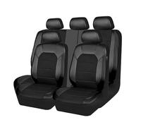 Car Seat Covers For Renault Clio 2 3 4 5 mk3 mk4 Megane 2 3 4 CC, Leather Seat Protection Set NonSlip Interior Accessories,E/Black