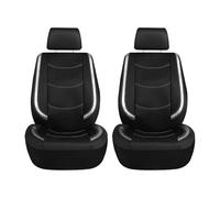 Car Seat Covers for Renault Scenic III 2011 2012 2013 2014 2015, Cars Front Seat Covers Breathable Non Slip Easy to Install Comfortable Seat Protection Car Accessories,A/Silver