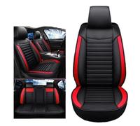 Car Seat Covers For Shuttle For Crosstour URV For Inspire For XRV For HRV For Pilot Element For Insight Prelude Universal Style Car Seat Cover Car Seat Covers Full Set(Black Red 5 Seat)