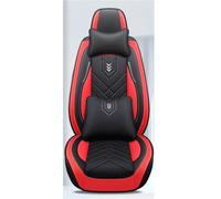 Car Seat Covers For Shuttle URV For Inspire XRV For HRV For Pilot Element For Insight Prelude Universal PU Leather Car Seat Cover(Black Red 5 Seat)