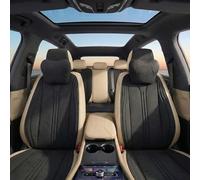 Car Seat Covers Front and Back for Fia-t Panda 2016, Breathable Material with Wear & Scratch Resistant Design, Use for Split Style Seats Compatible with Airbags(Black)