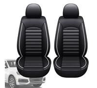 Car Seat Covers Front Pair for Seat Ateca Cordoba Exeo Ibiza Leon Toledo, Water Resistant Easy Clean Seat Covers for Car, Car Seat and Headrest Covers,Black and white