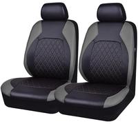 Car Seat Covers Front Pair for Subaru Impreza/Levorg/XV/Forester/Outback/WRX/Solterra, Comfortable and Breathable Easy Clean Nonslip Interior Accessories,Grey