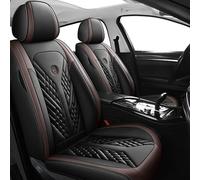 Car Seat Covers Full Set 5 Seats for BMW M4 G82/G83 2021-2025, Anti-Slip Breathable Faux Leather Automotive Seat Covers,E