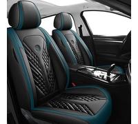 Car Seat Covers Full Set 5 Seats for Ford Mondeo Sedan '07 BA7 2007-2014, Anti-Slip Breathable Faux Leather Automotive Seat Covers,D