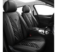 Car Seat Covers Full Set 5 Seats for Peugeot 308 2014-2020 508 2008, Anti-Slip Breathable Faux Leather Automotive Seat Covers,A
