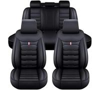 Car Seat Covers Full Set For Alfa Romeo Stelvio 2017-2021 Luxury Waterproof | Airbag Safe Stitching, Wipe Clean , Detachable Rear Bench, Built-in Lumbar Cushion, Elastic Hook Mounting