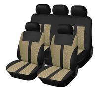 Car Seat Covers Full Set for Audi A1 A3 A4 A5 A6 A7 A8 A4L A6L A8L Q2 Q3 Q5 Q7 Q5L Sq5/A3 8P/A4 B7, Waterproof Car Seat Cover Sets Front Rear, Universal Seat Covers, Non Slip Car Seat Protector
