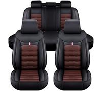 Car Seat Covers Full Set for Chevrolet Chevy C2/Classic/Classic Station Wagon/LUV D Max/D Max High, All Weather PU Leather Water-Resistant Seat Protectors, 5-Seater Car Front and Rear Seat Covers