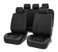 Car Seat Covers Full Set for Dodge Nitro 2011-2022, All-Weather Nonslip Leather Comfortable Breathable Seat Covers Protectors Accessories,B/Black