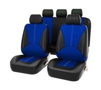 Car Seat Covers Full Set for KIA Sportage 2019-2023, Waterproof PU Leather Seat Cushion Protector Front Rear Seat Cover Universal Accessories,F/Black Blue