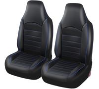 Car Seat Covers Full Set for MG HS 2018-2023（Fuel Version）, 5 Seat Comfortable and Breathable Protector Front Rear Back Seat Covers Accessories,B-blue Line