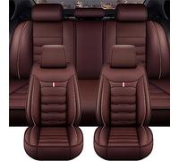 Car Seat Covers Full Set for Nissan Primera P12 2002 2003 2004 2005 2006 2007, Car Seat Cover Sets Water Resistant Car Seat Protectors Interior Accessories,Coffee